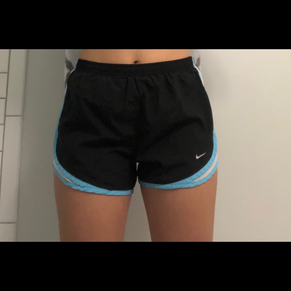black n blue nikes